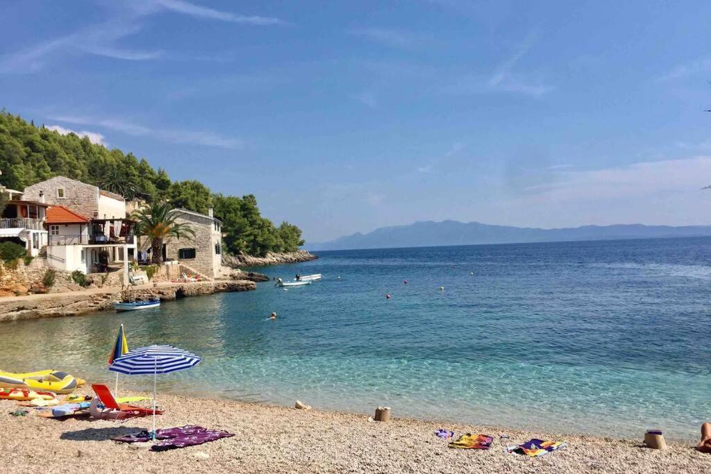 Seaview Pool Apartment-Lumiere, Island Hvar-Gdinj Buitenkant foto