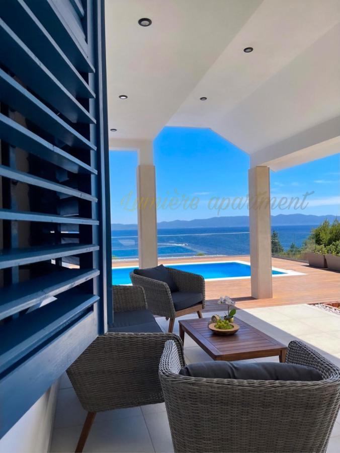 Seaview Pool Apartment-Lumiere, Island Hvar-Gdinj Buitenkant foto