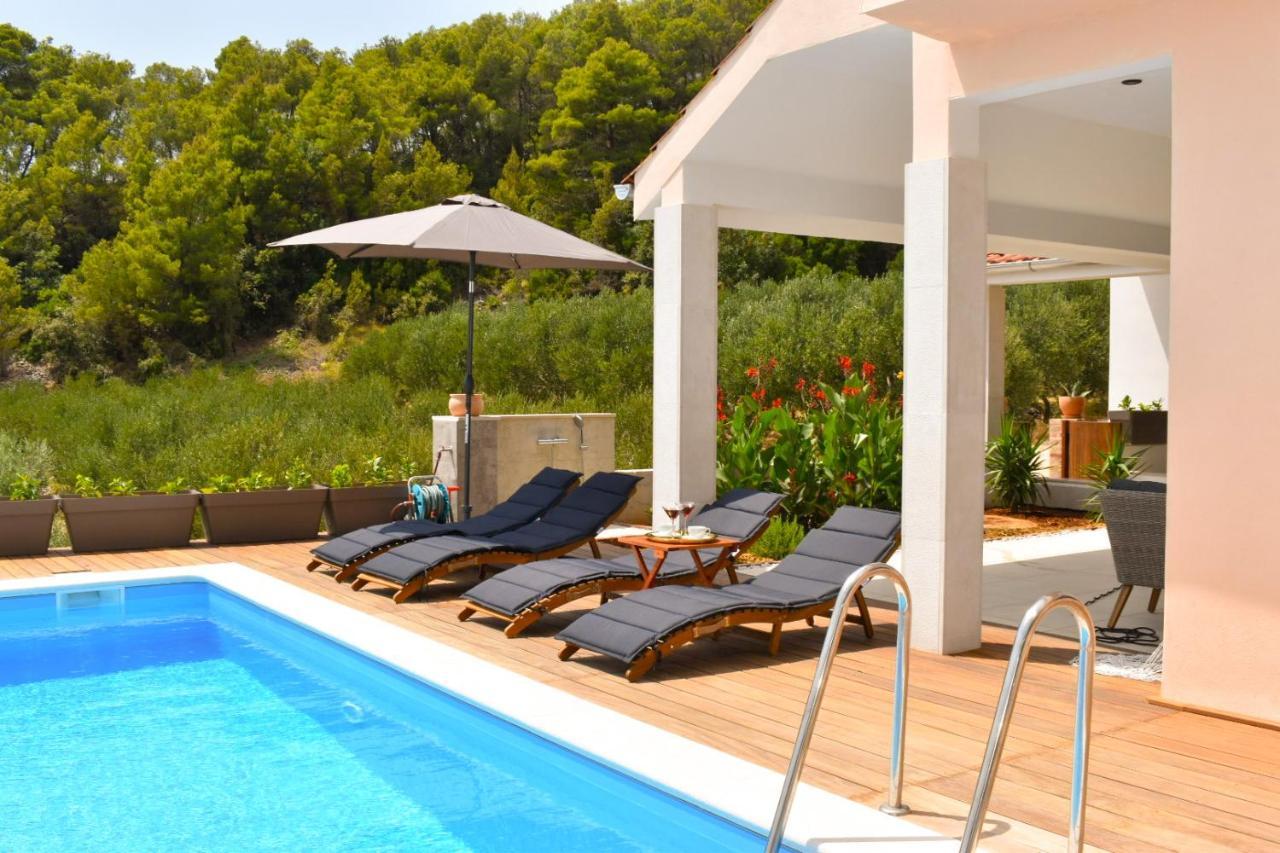 Seaview Pool Apartment-Lumiere, Island Hvar-Gdinj Buitenkant foto
